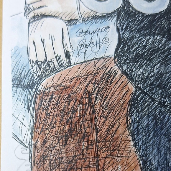 Sopranos Art Print 8×10 Print Signed By artist BERNICE BATOFF - Picture 2 of 3